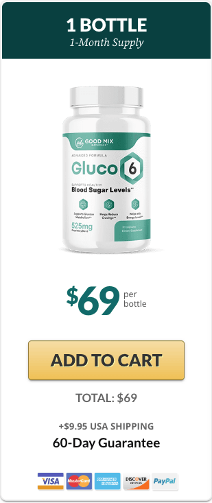 Gluco6 1 bottle