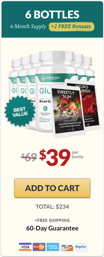 Gluco6 bottle